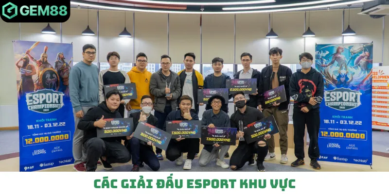 Các giải đấu Esport khu vực