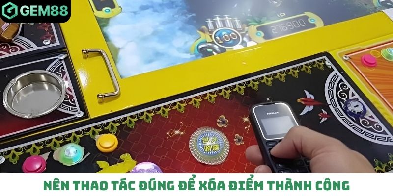 Cách xóa điểm máy bắn cá đơn giản